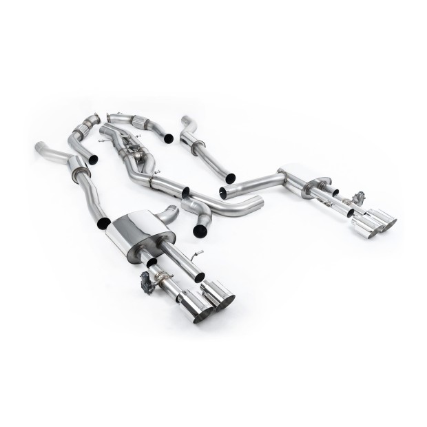 Milltek cat-back 80.00 mm — Sa rezonatorom — 115 GT — SSXAU943