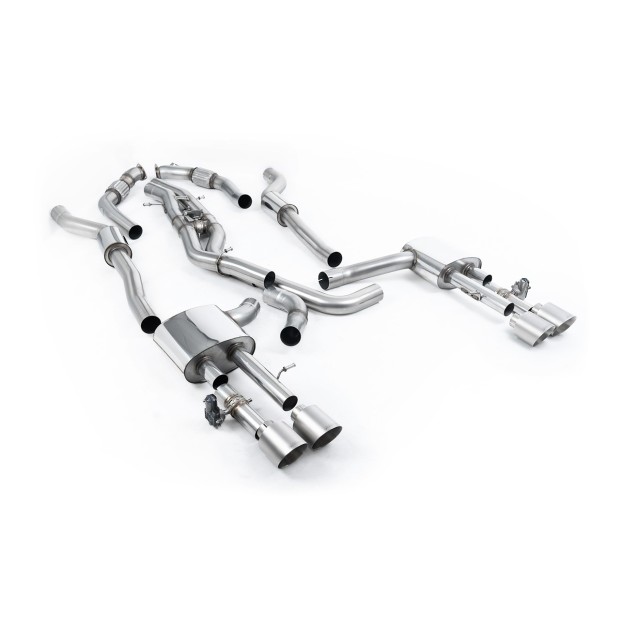 Milltek cat-back 80.00 mm — Sa rezonatorom — 115 GT — SSXAU945