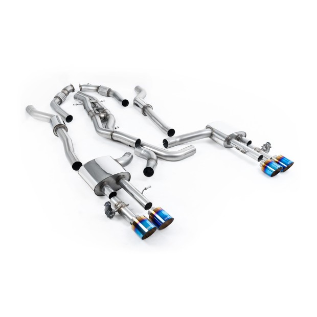 Milltek cat-back 80.00 mm — Sa rezonatorom — 115 GT — SSXAU946