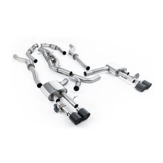 Milltek cat-back 80.00 mm — Sa rezonatorom — 115 JET — SSXAU947