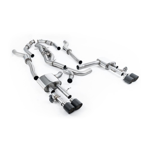 Milltek cat-back 80.00 mm — Sa rezonatorom — 115 JET — SSXAU947