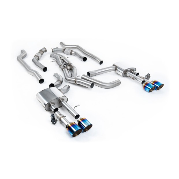 Milltek cat-back 80.00 mm — Bez rezonatora — 115 GT — SSXAU951