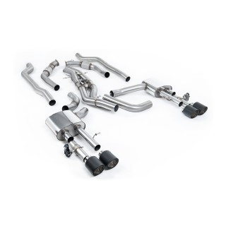 Milltek cat-back 80.00 mm — Bez rezonatora — 115 JET — SSXAU952