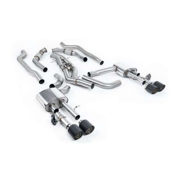 Milltek cat-back 80.00 mm — Bez rezonatora — 115 JET — SSXAU952