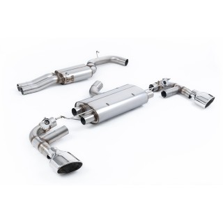Milltek cat-back 80.00 mm — Sa rezonatorom — SSXAU961