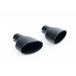 Milltek cat-back 80.00 mm — Bez rezonatora — 150 X 95mm Crni ovalni — SSXAU971