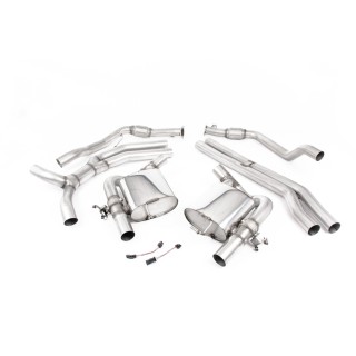 Milltek cat-back 70.00 mm — Bez rezonatora — SSXAU999