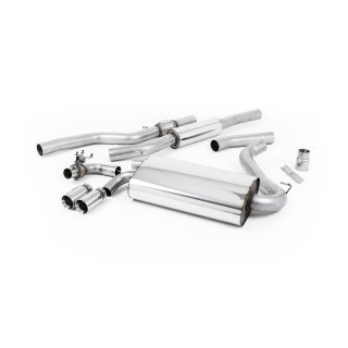 Milltek cat-back 76.20 mm — Sa rezonatorom — Dupli 76.2mm GT76 — SSXBM1000
