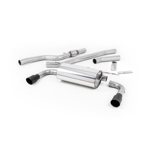 Milltek cat-back 76.20 mm — Bez rezonatora — Dupli 90mm GT90 — SSXBM1006