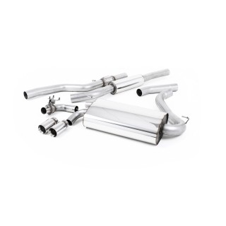 Milltek cat-back 76.20 mm — Sa rezonatorom — Dupli 76.2mm GT76 — SSXBM1008