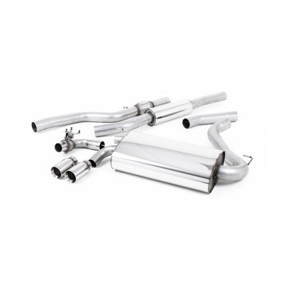 Milltek cat-back 76.20 mm — Sa rezonatorom — Dupli 76.2mm GT76 — SSXBM1008
