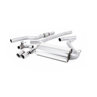 Milltek cat-back 76.20 mm — Bez rezonatora — Dupli 76.2mm GT76 — SSXBM1009