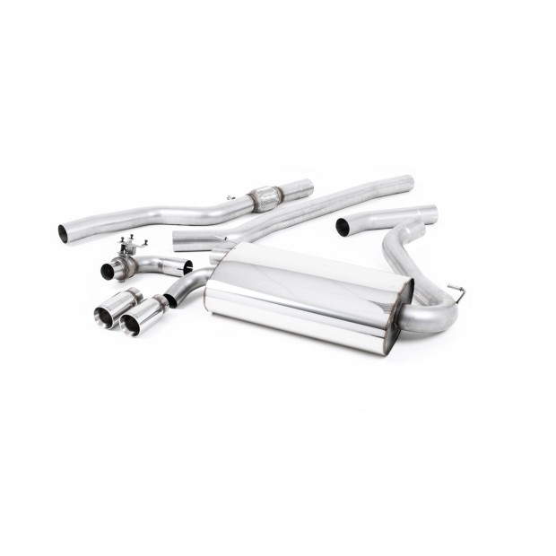 Milltek cat-back 76.20 mm — Bez rezonatora — Dupli 76.2mm GT76 — SSXBM1009