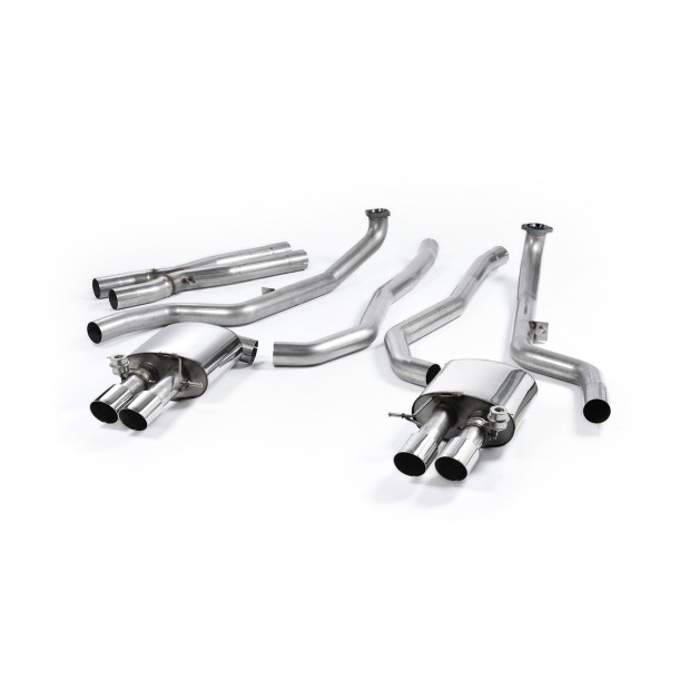 Milltek cat-back 76.20 mm — Četvorostruki 90mm GT90 — SSXBM1016
