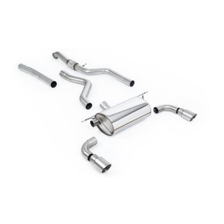 Milltek cat-back 76.20 mm — Dupli 90mm GT90 — SSXBM1024