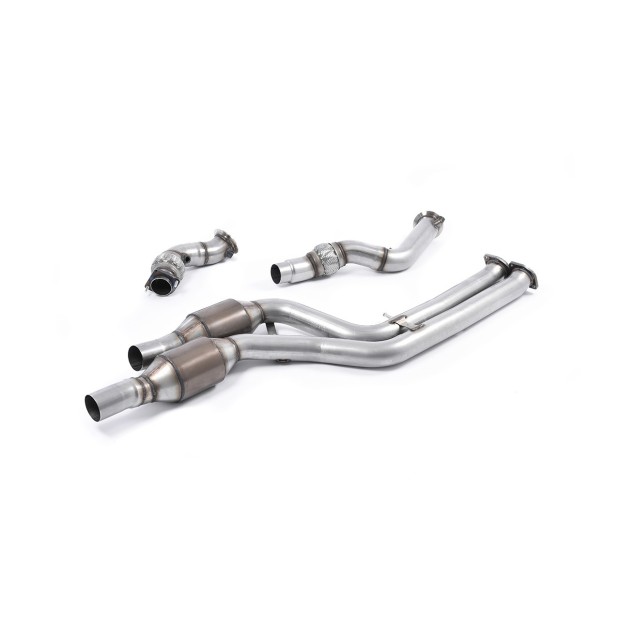 Milltek Downpipe cevi većeg prečnika i sportski katalizatori visokog protoka 76.20 mm — SSXBM1030