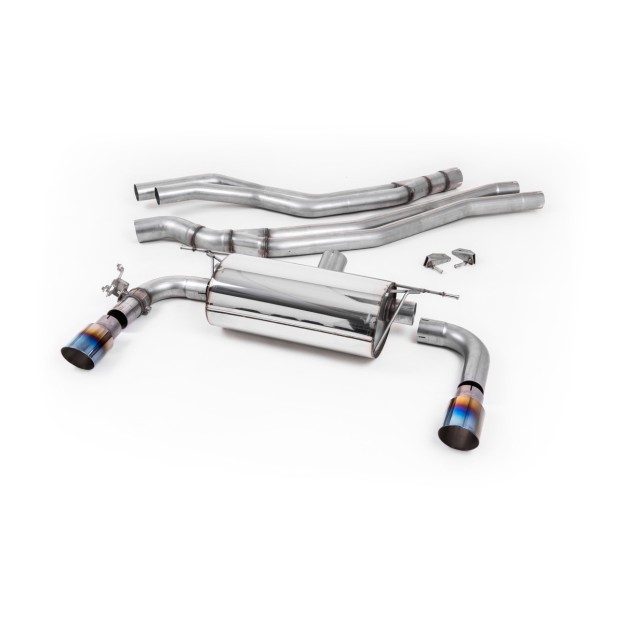 Milltek cat-back 66.50 mm — Bez rezonatora — 90.00 GT — SSXBM1059