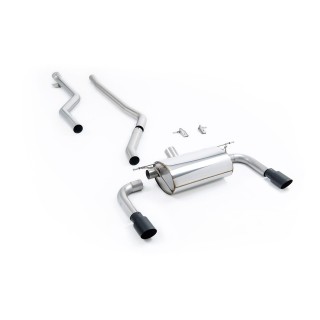 Milltek cat-back 76.20 mm — Bez rezonatora — Dupli 90mm GT90 — SSXBM1073