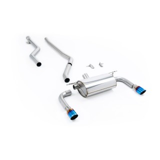 Milltek cat-back 76.20 mm — Bez rezonatora — 90.00 GT — SSXBM1075