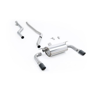 Milltek cat-back 76.20 mm — Bez rezonatora — 90mm Karbonski Jet — SSXBM1076