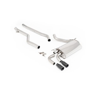 Milltek cat-back 76.20 mm — Bez rezonatora — Dupli 76.2mm GT76 — SSXBM1090