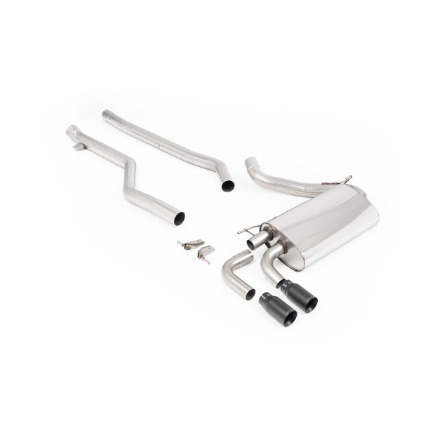 Milltek cat-back 76.20 mm — Bez rezonatora — Dupli 76.2mm GT76 — SSXBM1090