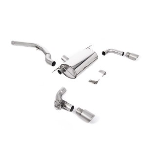Milltek cat-back 66.50 mm — Bez rezonatora — Dupli 90mm GT90 — SSXBM1099