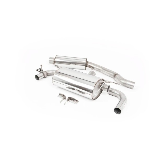 Milltek cat-back 66.50 mm — Sa rezonatorom — Dupli 90mm GT90 — SSXBM1103