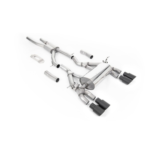 Milltek cat-back 70.00 mm — Četvorostruki 90mm GT90 — SSXBM1118