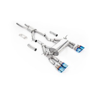 Milltek cat-back 70.00 mm — Četvorostruki 90mm GT90 — SSXBM1120