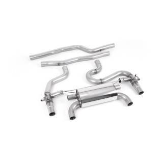 Milltek cat-back 70.00 mm — Četvorostruki 90mm GT90 — SSXBM1142
