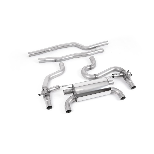 Milltek cat-back 70.00 mm — Četvorostruki 90mm GT90 — SSXBM1143