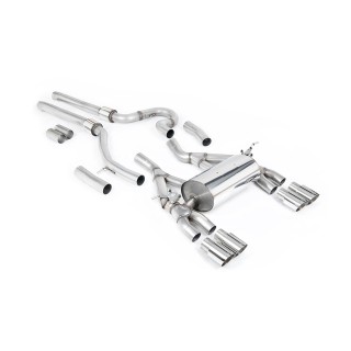 Milltek cat-back 70.00 mm — Četvorostruki 90mm GT90 — SSXBM1146