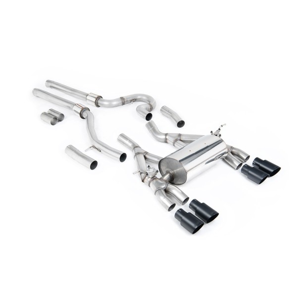 Milltek cat-back 70.00 mm — Četvorostruki 90mm GT90 — SSXBM1147