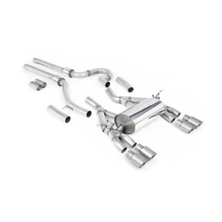 Milltek cat-back 70.00 mm — Četvorostruki 90mm GT90 — SSXBM1148