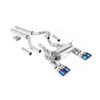 Milltek cat-back 70.00 mm — Četvorostruki 90mm GT90 — SSXBM1150