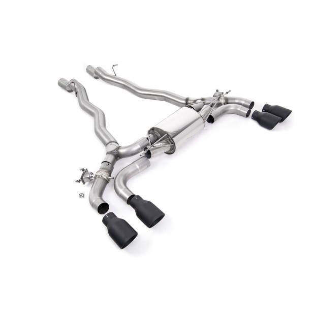 Milltek axle-back 80.00 mm — Četvorostruki 100mm GT100 — SSXBM1175