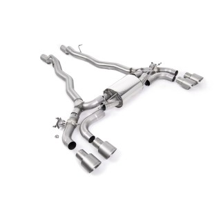Milltek axle-back 80.00 mm — Četvorostruki 100mm GT100 — SSXBM1176