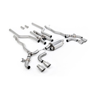 Milltek cat-back 80.00 mm — Četvorostruki 100mm GT100 — SSXBM1182