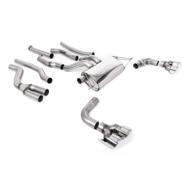 Milltek cat-back 76.20 mm — GT100 GT100 — SSXBM1223