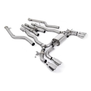 Milltek cat-back 80.00 mm — Četvorostruki 100mm GT100 — SSXBM1227