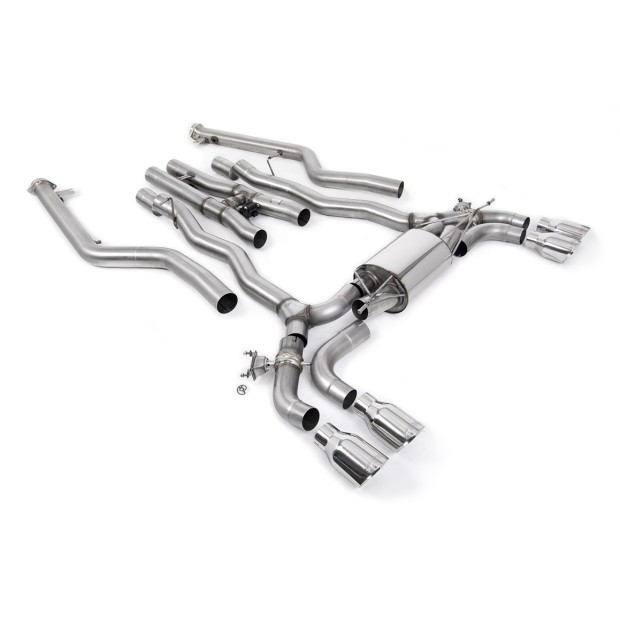 Milltek cat-back 80.00 mm — Četvorostruki 100mm GT100 — SSXBM1227