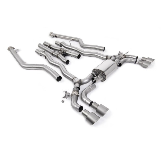 Milltek cat-back 80.00 mm — Četvorostruki 100mm GT100 — SSXBM1229