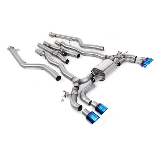 Milltek cat-back 80.00 mm — Četvorostruki 100mm GT100 — SSXBM1230