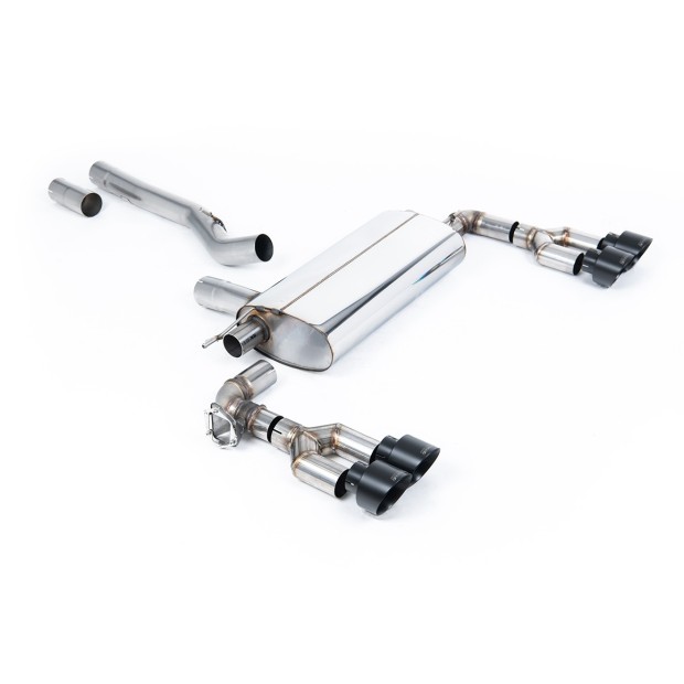 Milltek Izduv iza filtera čestica 76.20 mm — Četvorostruki 100mm GT100B — SSXBM1245