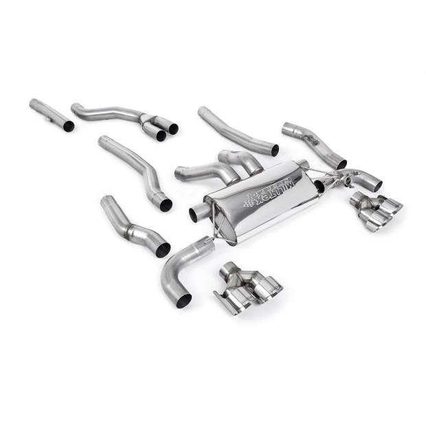 Milltek cat-back 76.20 mm — GT100 GT100 — SSXBM1253