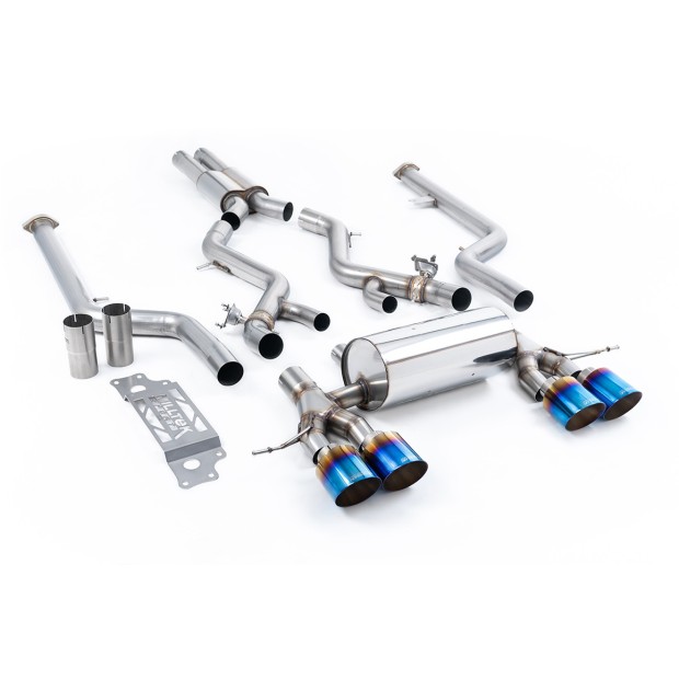 Milltek cat-back 76.20 mm — Sa rezonatorom — 115 GT — SSXBM1289