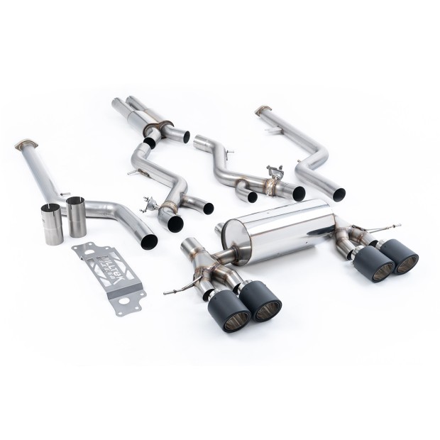 Milltek cat-back 76.20 mm — Sa rezonatorom — 115 JET — SSXBM1290