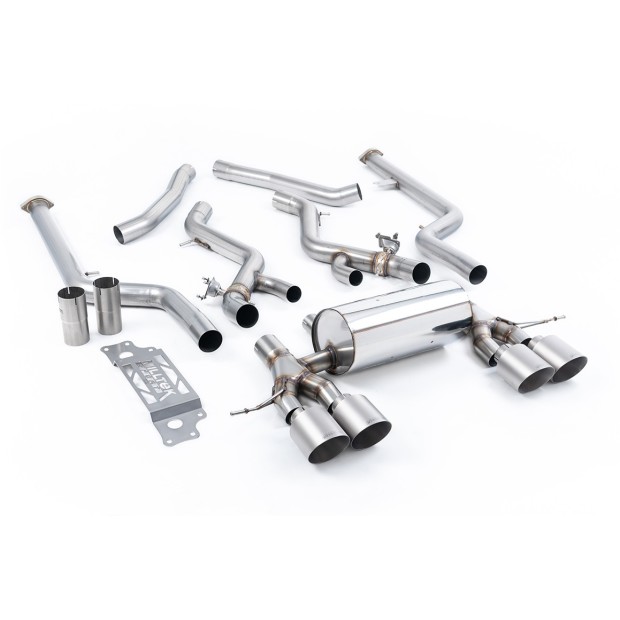 Milltek cat-back 76.20 mm — Bez rezonatora — 115 GT — SSXBM1293