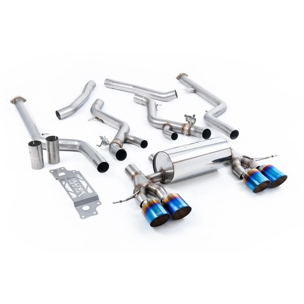 Milltek cat-back 76.20 mm — Bez rezonatora — 115 GT — SSXBM1294